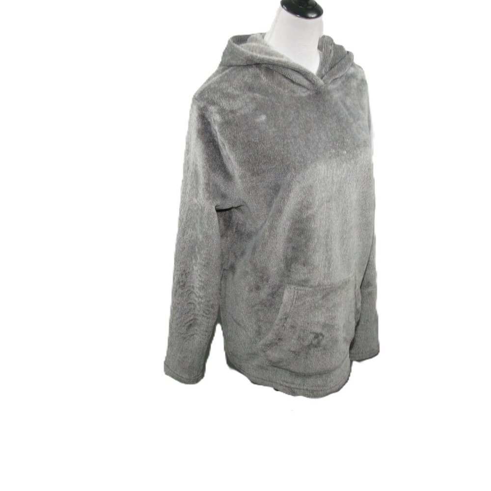 Departwest Gray Soft Fuzzy Hoodie Size Large - image 4